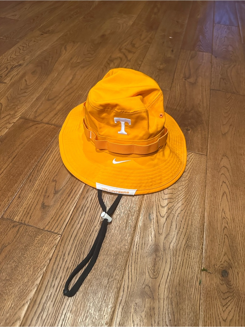 Nike tenessee Orange Bucket Hat with White 'T' Logo
